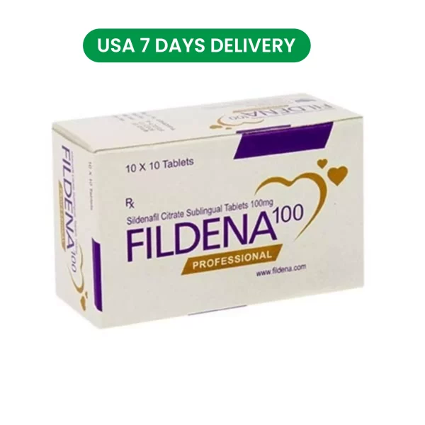 Fildena Professional 100mg | Sildenafil | USA 5 TO 7 Days Delivery
